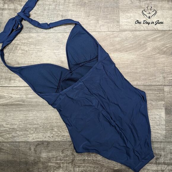 Fisrtway Classic Padded Halter One Piece Swimsuit Size S - Picture 4 of 4